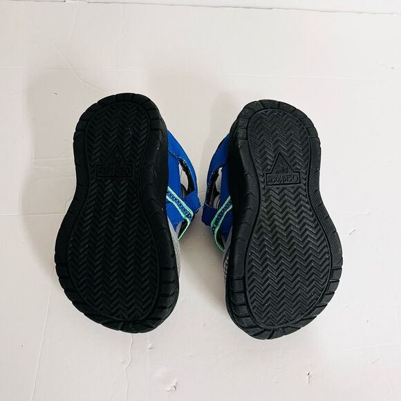 Osh Kosh Toddler Boys Blue And Gray Sandals Sz 5 - Picture 2 of 4